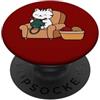 Funny Crochet Tees Simpatico gatto che lavora a maglia divertente PopSockets PopGrip Adesivo