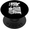 Grandio Design Beer & Alcohol Lover Drin Funny Beer Lover I Make Pour Decisions Hands - Bottiglia da pinta PopSockets PopGrip Adesivo
