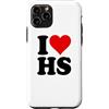 I HEART LOVE HS Custodia per iPhone 11 Pro AMO UN CUORE, LUI È SUO.