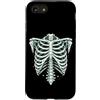 Skeleton Rib Cage Halloween Anatomy Goth Custodia per iPhone SE (2020) / 7/8 Gabbia toracica vintage scheletro Halloween Gothic Anatomy Art