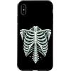 Skeleton Rib Cage Halloween Anatomy Goth Custodia per iPhone XS Max Gabbia toracica vintage scheletro Halloween Gothic Anatomy Art