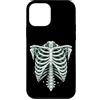 Skeleton Rib Cage Halloween Anatomy Goth Custodia per iPhone 12 mini Gabbia toracica vintage scheletro Halloween Gothic Anatomy Art