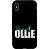 skating board inline roller skate skateb Custodia per iPhone X/XS Skateboard Basic Ollie