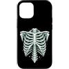 Skeleton Rib Cage Halloween Anatomy Goth Custodia per iPhone 12/12 Pro Gabbia toracica vintage scheletro Halloween Gothic Anatomy Art