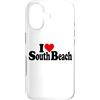 LOVE OF SOUTH BEACH HEART MIAMI FLORIDA Custodia per iPhone 17 I LOVE HEART SOUTH BEACH SOBE MIAMI BEACH FLORIDA