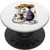 Opossums Opossum Lover Gifts Cowboy Opossum Go On Git Possum Lover Western PopSockets PopGrip Adesivo
