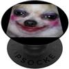 Dog Meme Fun Cute Humor Arts (Chihuahua) Divertente chihuahua con trucco viso sfocato meme PopSockets PopGrip Adesivo