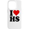 I HEART LOVE HS Custodia per iPhone 14 Pro AMO UN CUORE, LUI È SUO.