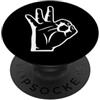 Dive Signal Apparel Tauchergeschenke Immersione OK segno mano subacqueo Scuba Diving PopSockets PopGrip Adesivo