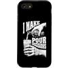 Grandio Design Beer & Alcohol Lover Drin Custodia per iPhone SE (2020) / 7/8 Funny Beer Lover I Make Pour Decisions Hands - Bottiglia da pinta