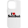 LOVE OF SOUTH BEACH HEART MIAMI FLORIDA Custodia per iPhone 14 Pro I LOVE HEART SOUTH BEACH SOBE MIAMI BEACH FLORIDA