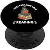 Cute Dragon I Just Freaking Love Reading Simpatico drago Kawaii I Just Freaking Love Reading Lover PopSockets PopGrip Adesivo