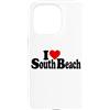 LOVE OF SOUTH BEACH HEART MIAMI FLORIDA Custodia per iPhone 15 Pro I LOVE HEART SOUTH BEACH SOBE MIAMI BEACH FLORIDA
