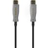 AISENS - A148-0698 - Cavo HDMI V2.0 Aoc Premium Alta Velocità/Hec 4K@60Hz 4:4 18Gbps, A/M-A/M, Nero, 100M