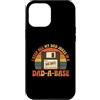 Dad jokes funny father humor retro flopp Custodia per iPhone 12 Pro Max Retro Papà Una Base Divertente Scherzi Computer Pun