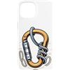 Mountain Climbing Climber Gifts Custodia per iPhone 15 Carabiner Rope Climbing Mountaineering Climber Gear