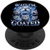 Wait I'm Goated Cat Funny Gen Alpha Meme Aspetta, sono Goated Cat Funny Gen Alpha Meme PopSockets PopGrip Adesivo