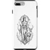 Wholesome Sketch Co Custodia per iPhone 7 Plus/8 Plus Artemide Dea Greca Caccia alla Luna Cervo Mitologia Opera d'arte