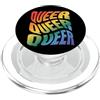 Regenbogen Liebe LGBTQ Stolz Statement Queer Queer Queer Gay Pride Festival LGBTQ PopSockets PopGrip per MagSafe