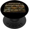 America by Design: 1776-2026 Co. Ferrovie americane PopSockets PopGrip Adesivo