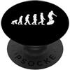 Wakeboarding: Wakeboarders Funny Water S Wakeboarding, evoluzione, di, umanità, divertente, wakeboarder, disegno PopSockets PopGrip Adesivo