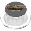 Drip Z M1 Abrams Tank Retro Tramonto Grafica PopSockets PopGrip per MagSafe