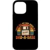 Dad jokes funny father humor retro flopp Custodia per iPhone 13 Pro Max Retro Papà Una Base Divertente Scherzi Computer Pun