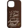 Anxiety Humor Moments Custodia per iPhone 15 Ansia Umorismo Sarcasmo Salute Mentale Citazione Divertente