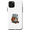Timowo Studio Custodia per iPhone 11 Pro Elefante Avventura All'Aperto