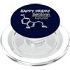 Science Sarcasm Club Felice Venerdì Serotonina Molecola Divertente Chimica Scienza PopSockets PopGrip per MagSafe