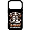 Built 61th Birthday Gifts for Men Women Custodia per iPhone 17 Pro Divertente regalo per il 61° compleanno per uomini e donne costruito 61 anni fa