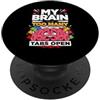Programmer Tech For Overwhelmed Coder Divertente dire che il mio cervello ha troppe schede aperte PopSockets PopGrip Adesivo