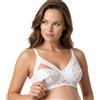 Mysanity Reggiseno Allattamento con pizzo rebrodè coppa C Bianco