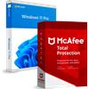 Microsoft Windows 11 Pro + Mcafee Total Protection