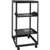 Topdeal 20U 4 Post Open Frame Server Rack Network Enclosure 23''-40'' regolabile