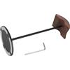 Gistuch Supporto per cuffie in lega di alluminio, supporto per cuffie in noce, appendino da tavolo, nero metallizzato