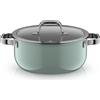 WMF Fusiontec Mineral Pro, Bratentopf mit Deckel, 24 cm, Eucalyptus Haze 3201114171 4000530760678