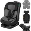 Lionelo Seggiolino auto Lionelo Aart i-Size, dalla nascita ai 12 anni, 40-150 cm, ampio intervallo di regolazione. Protezione laterale aggiuntiva R129/03 Grey Stone