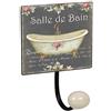 POMOLINE Appendiabiti da Parete Vintage Posti Porcellana Salle Bain Retro 100x155MM