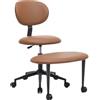 Xinyvee Sedia da Ufficio Ergonomica per Seduta a Gambe Incrociate Marrone | Yoga meditazione gaming video lettura o zona bar questa sedia accompagna diversi momenti di lavoro svago e relax ogni giorno