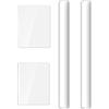 Vauki 4 accessori per argilla, strumenti in argilla polimerica, set di attrezzi trasparenti con 2 pannelli acrilici e 2 rulli in argilla acrilica, pratici accessori per la modellazione, argilla