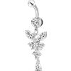 NovaNavel Piercing ombelico farfalla in argento