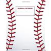 CreateSpace Independent Publishing Platf Baseball Notebook: Baseball Notebook 7.44 x 9.69 100 Pages Sheet Music Paper