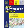 Philip's 2024 Philip's Easy to Read Britain Road Atlas: (A4 Paperback)