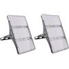 Sararoom Faretto LED da Esterno 300W, 30000LM 3000K Bianco Caldo Faro Led, IP65 Impermeabile Proiettori Luci di Sicurezza, Faretti con Supporto Regolabile 180° per Giardino Terrazza Garage, 2 Pezzi