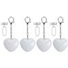 CRGANGZY Set di 4 Lampade Ricaricabili per Borse, Luce Notturna per Borse con Cuore Luminoso, Attivazione Tattile con LED a Forma di Gatto, Nuvole e Cuore, Perfette per Donna, Ragazza e Signora