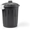Blim pattumiera Rotonda con Coperchio, 37 x 46 cm, 23 l, Grigio