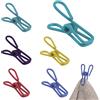 Generic Mollette in metallo per alimenti, 10/24/36 pezzi in metallo rivestito in PVC, clip in metallo multicolori, resistenti, multiuso (24)