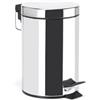MSV Pattumiera a Pedale Inox 3L Specchio