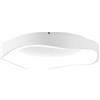 Alpinaluz Plafoniera LED da Soffitto Ondulata Ø50 cm 40W 5000 Lumen con Selettore Temperatura Colore 3000K 4000K 6000K in Acciaio Verniciato e Diffusore Acrilico Opaco per Soggiorno, Camera e Cucina